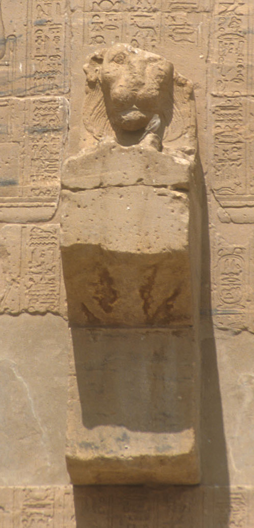 Gargoyle at the Edfu temple