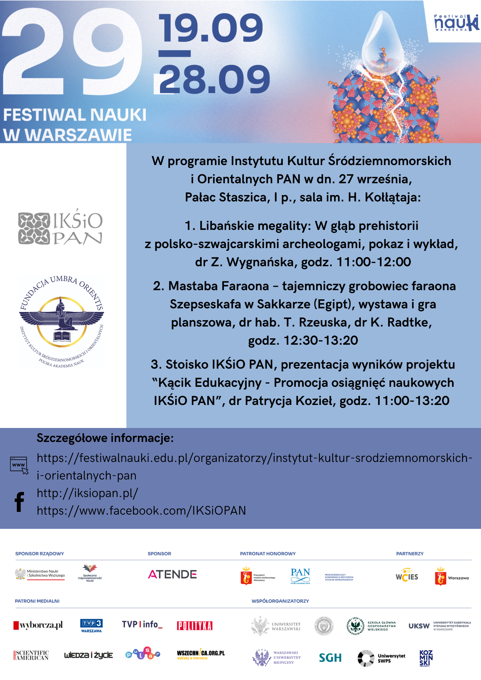 Plakat Festiwal Nauki 2025