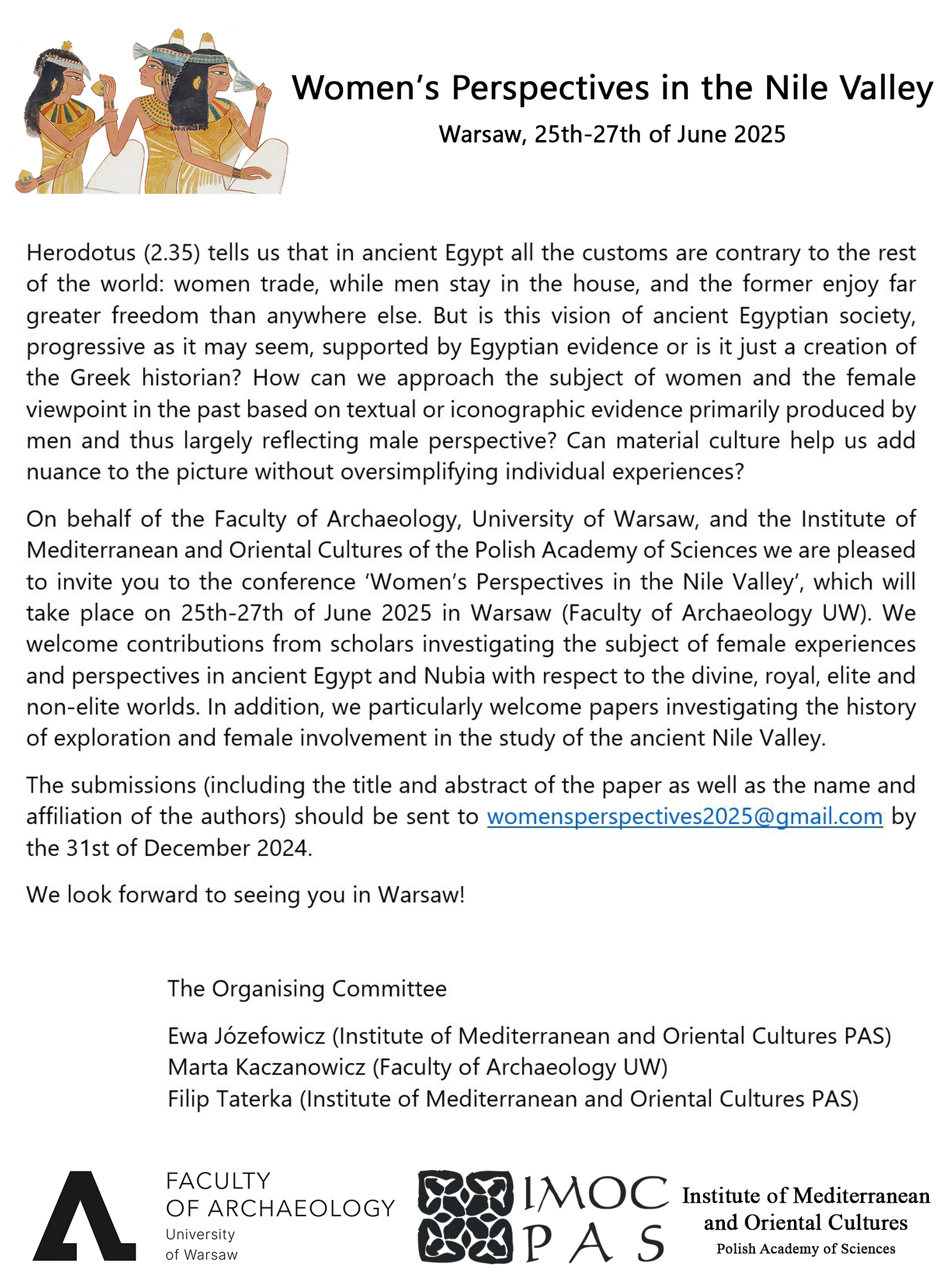 Womens perspectives call for papers text218105