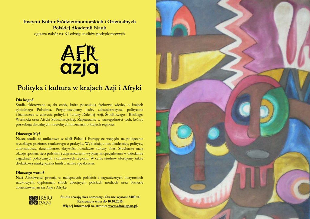 plakat Afrazja 10 2016