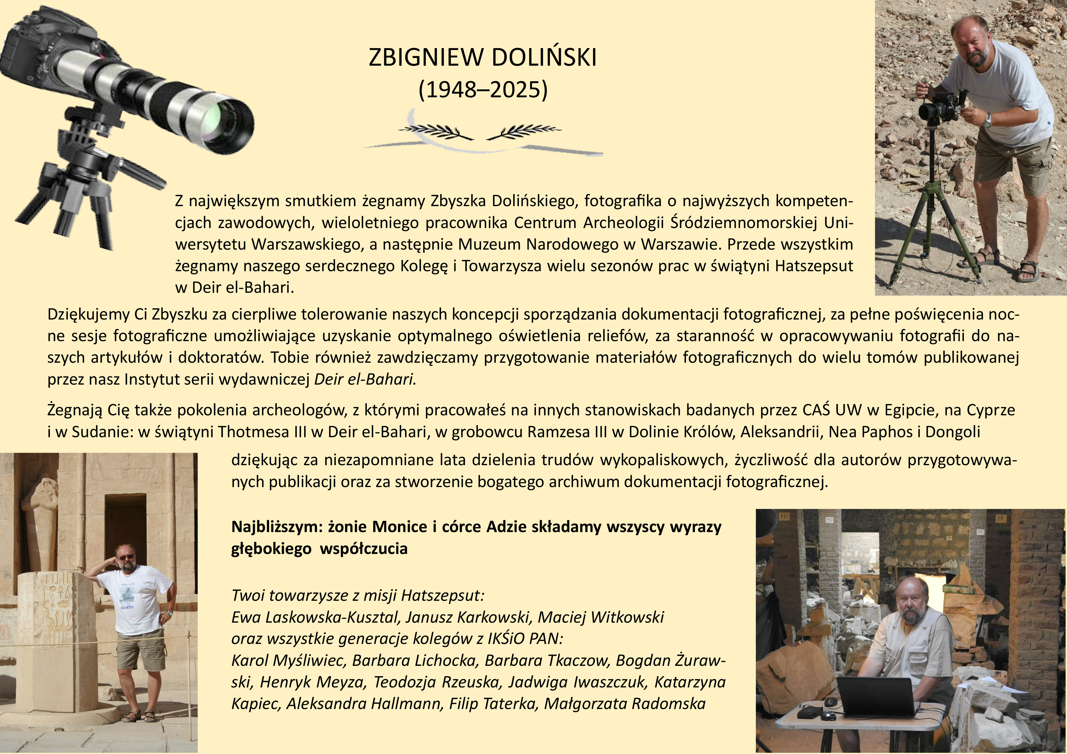 pożegnanie Z. Doliński